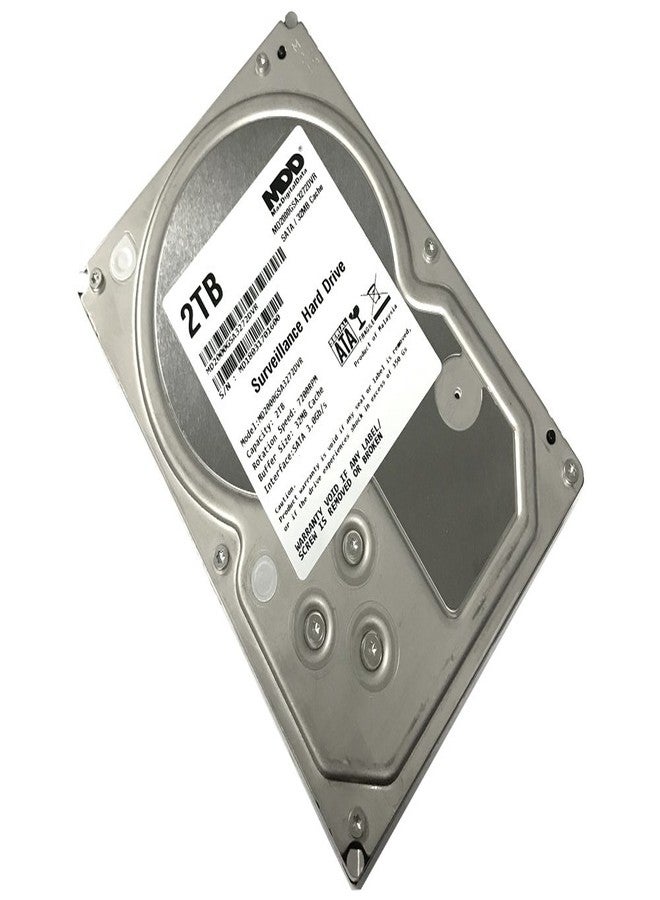 MDD MAXDIGITALDATA 2TB 32MB Cache 7200PM SATA 3.0Gb/s 3.5" Internal Surveillance CCTV DVR Hard Drive (MD2000GSA3272DVR) - w/2 Year Warranty - Image 1