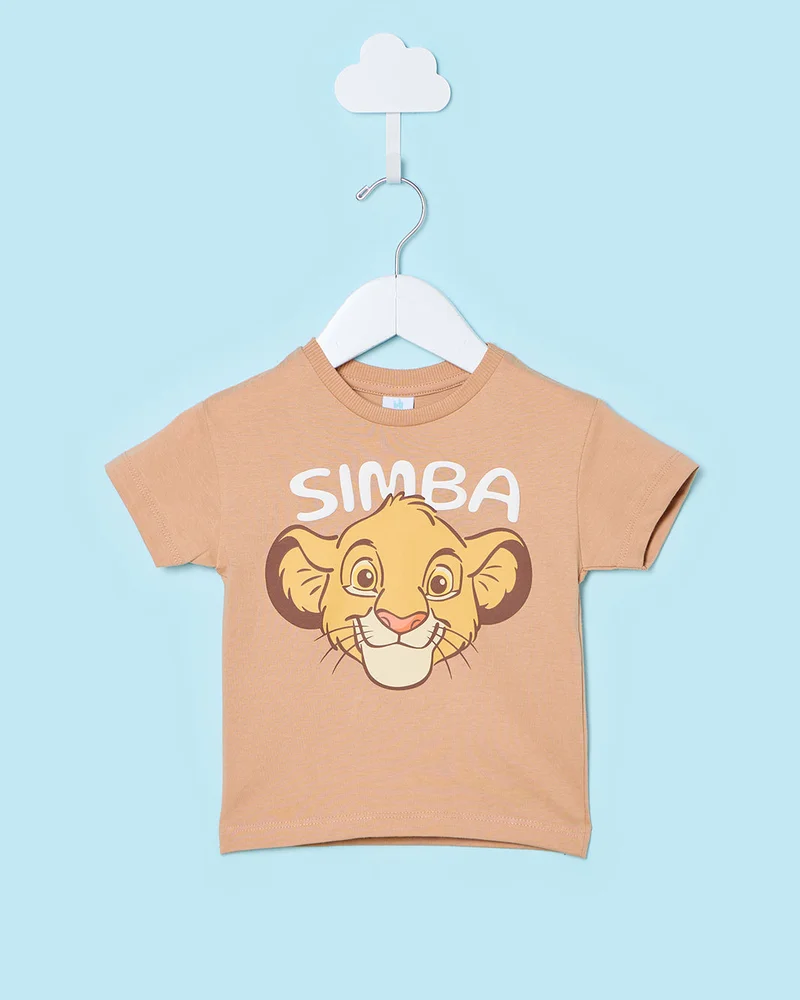 ردتاغ Infant Boys White and Beige And 2 Pack Printed T Shirt