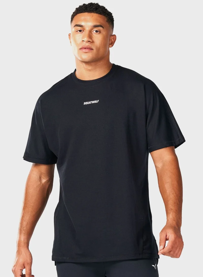 SQUATWOLF Oversized Pump Cover T-Shirt