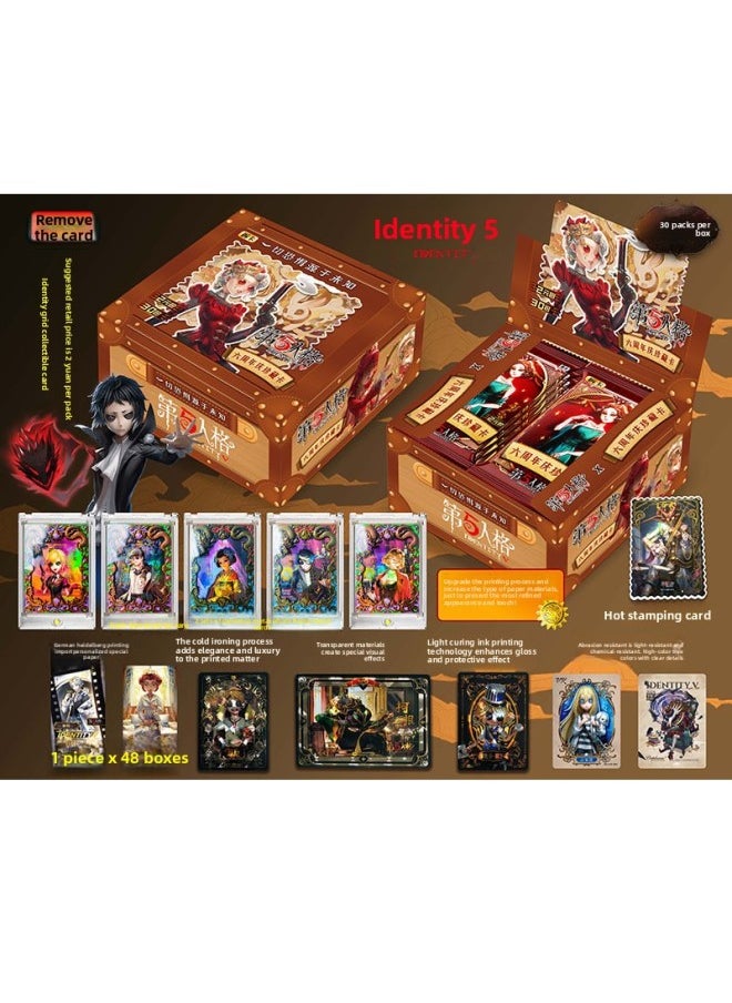 Internet Celebrous Naruto Thick Card Collection Changing Collection Card Stormwind Naruto Sasuke Card Bag Card-Color:Detachable Card Man Grid 2 Yuan Pack, 30 Packs In A Box-Specifications:Products Are Updated Quickly (delivered According To The Latest Version))  - Image 1