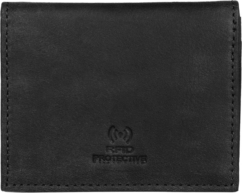 Napa Hide ® Mens Leather Wallet (Black) - Image 4