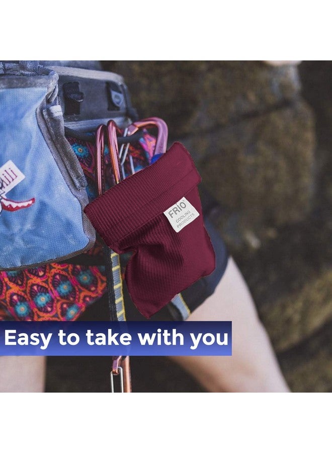 FRIO ® كبير جداً: محفظة سفر لتبريد الأنسولين (بوردو) لمرضى السكري مصنوعة في المملكة المتحدة - بدون أكياس ثلج، مرة أخرى أبداً! - Image 2