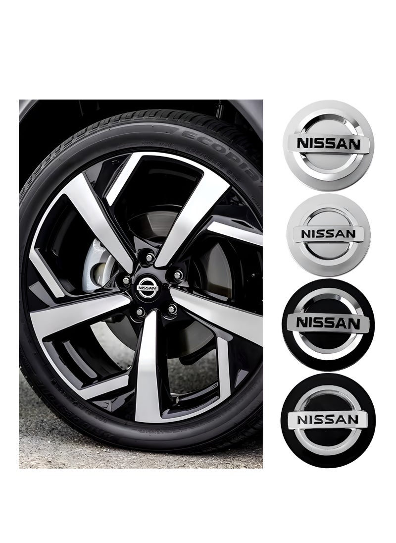 Nissan 4Pcs Car Wheel Center Hub Caps Covers for Nissan  - Image 4