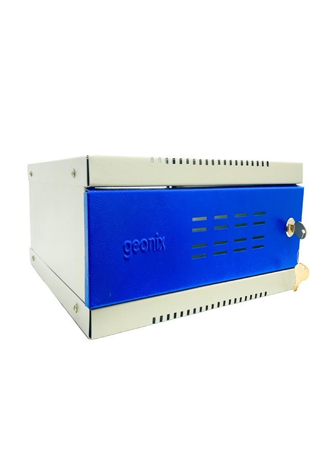 Geonix DVR Rack Mini 2 U| Wall Mount Network Server Rack | NVR Cabinet Box with Lock | 0.4 mm Metal Thickness - Image 1