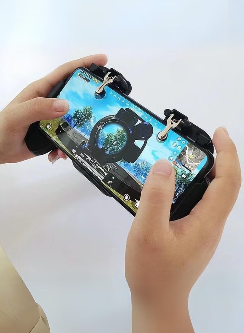 Earldom Mobile Game Controller with Cooling Fan, Phone Gaming Grip with Triggers & Joystick, Adjustable Gamepad for 4.7-7 Inch Android iOS Smartphones, Ergonomic Game Controller for FPS, Racing & Action Games - Image 2