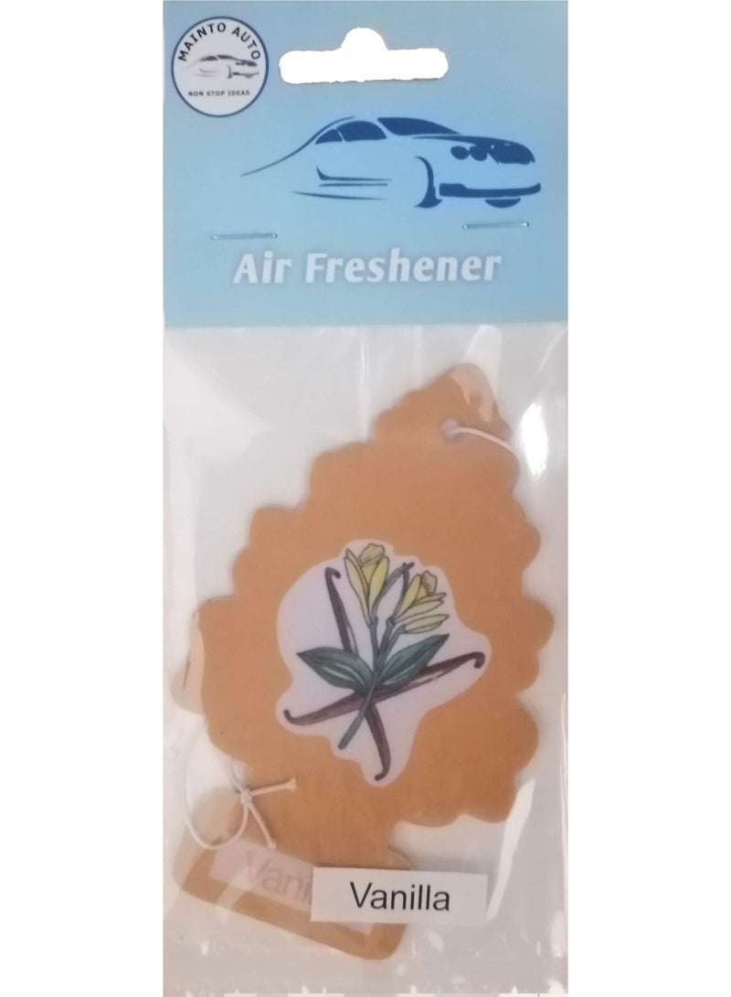 مينتو اوتو بطاقة عطر معلقة للسيارة - رائحة: فانيلا (حزمة من 15 قطعة) للسيارة. - Image 2