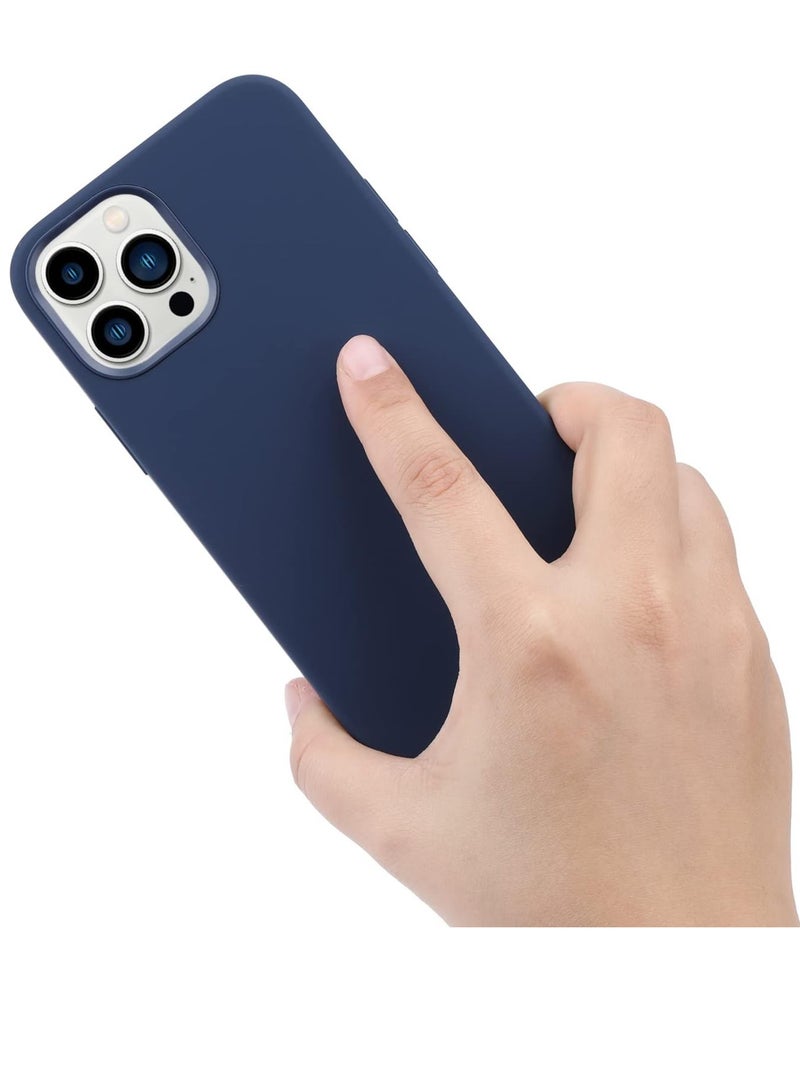 ELTRAZONE Silicone Protective Case Compatible with iPhone 14 Pro Max Soft Liquid Gel Rubber Cover Shockproof Bumper Anti-Scratch Anti-Fingerprint Anti-Drop Slim Cover for iPhone (for iPhone 14 Pro Max) - Image 4