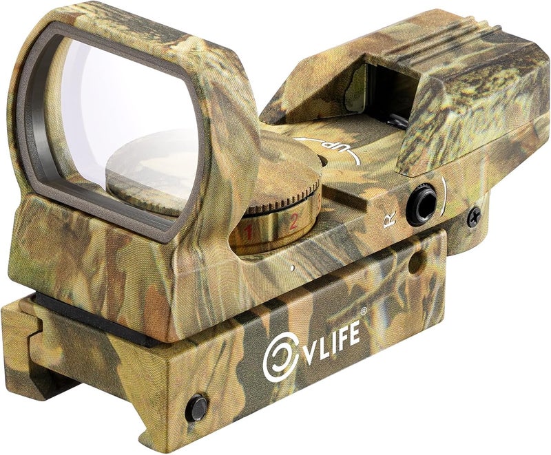 CVLIFE 1X22X33 Red Green Dot Gun Sight Scope Reflex Sight with 20mm Rail - Image 1