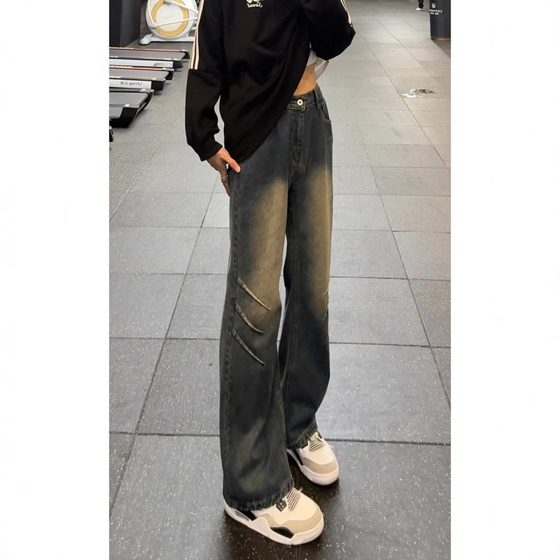 Unisex Classic Denim Jeans Loose Fit Daily Outdoor Wear - Image 3