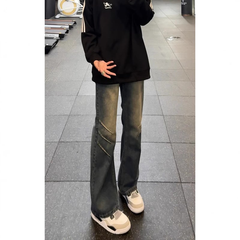 Unisex Classic Denim Jeans Loose Fit Daily Outdoor Wear - Image 2