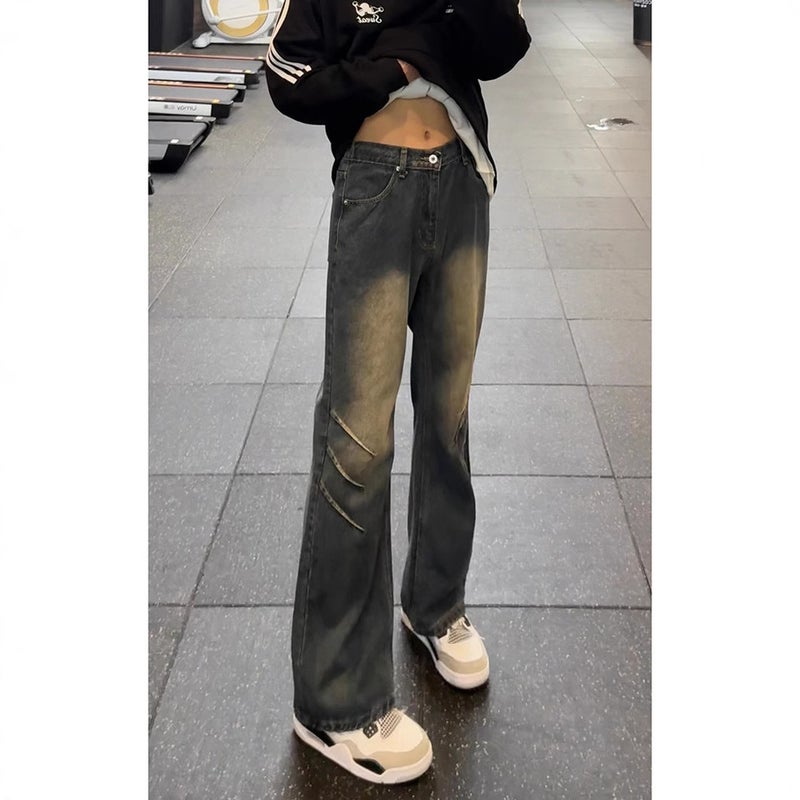 Unisex Classic Denim Jeans Loose Fit Daily Outdoor Wear - Image 5