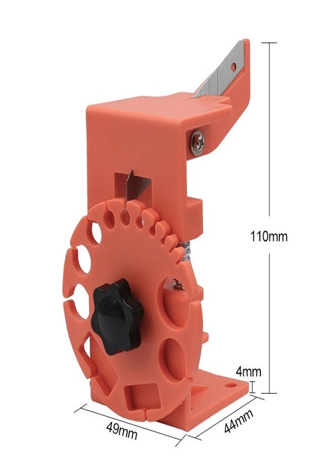 Generic Handheld Wire Stripper Manual Stripping Machine Multifunctional Cable Wire Stripper Cutter Crimping Stripping Plier Tool Wire Stripper Cutting Pliers Tool for Wire Stripping Cutting Crimping  - Image 3