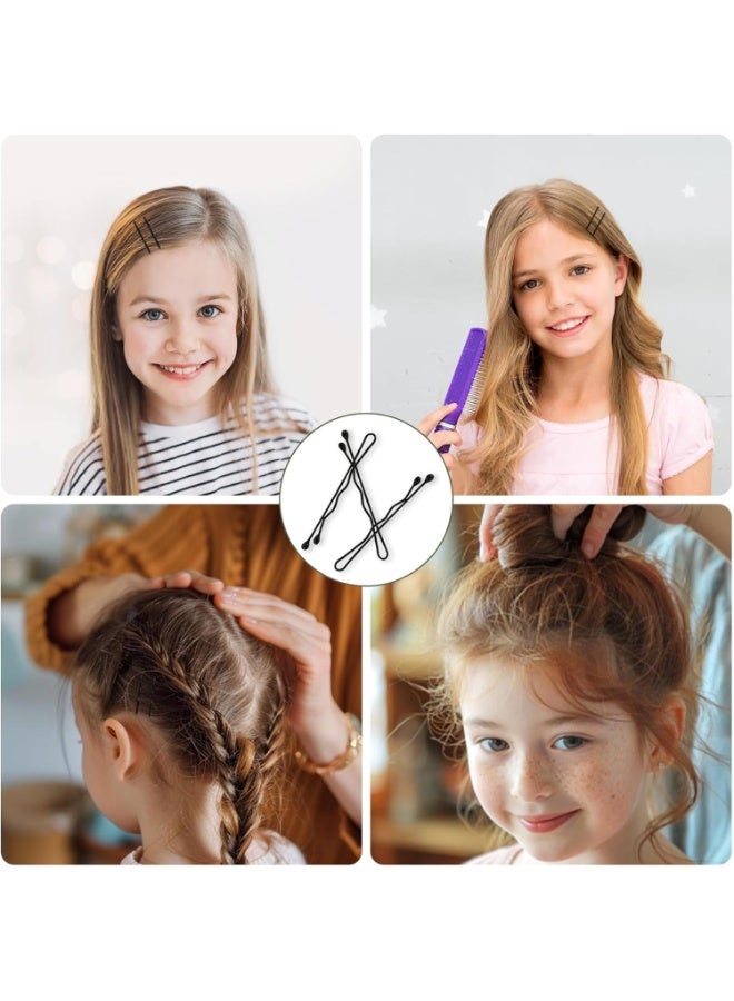 100 pieces black hair clips, securely fastened and durable shaped hair clips, suitable for salon, hairdressing and home girls, children ladies hair accessories with small storage box - Image 4