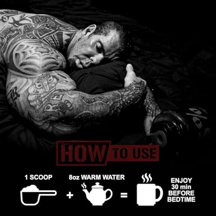 5% Nutrition Rich Piana Knocked Out Natural Sleep Aid | Post-Workout Recovery & Deep Sleep Supplement | GABA, Melatonin, Chamomile, Tyrosine, 5-HTP, & More | 7.2 oz, 30 Servings (Apple Cider) - Image 5