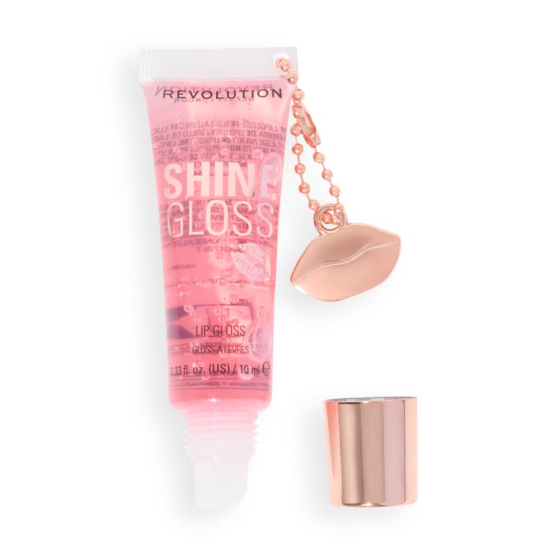 Makeup Revolution Revolution Shine Gloss Lip Gloss Pink Marshmallow - Image 1