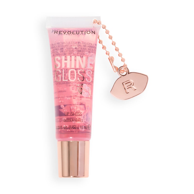 Makeup Revolution Revolution Shine Gloss Lip Gloss Pink Marshmallow - Image 2