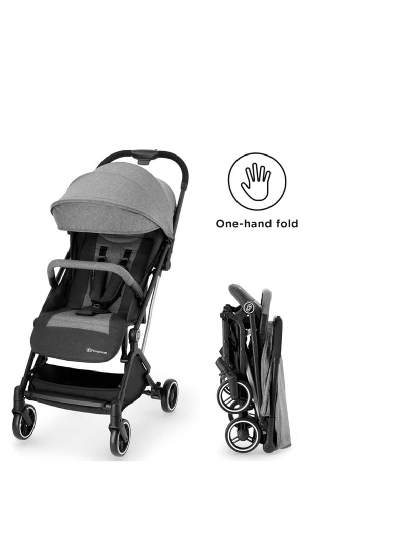 Kinderkraft - Kinderkraft Indy PUShchair, Grey, 6.00 Kg - Pack Of 1, 0-2 Months - Image 1