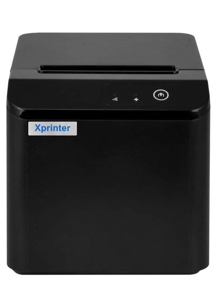 Xprinter XP-T80Q 80mm Thermal Cash Receipt Printer, Monochrome USB+LAN  - Image 2