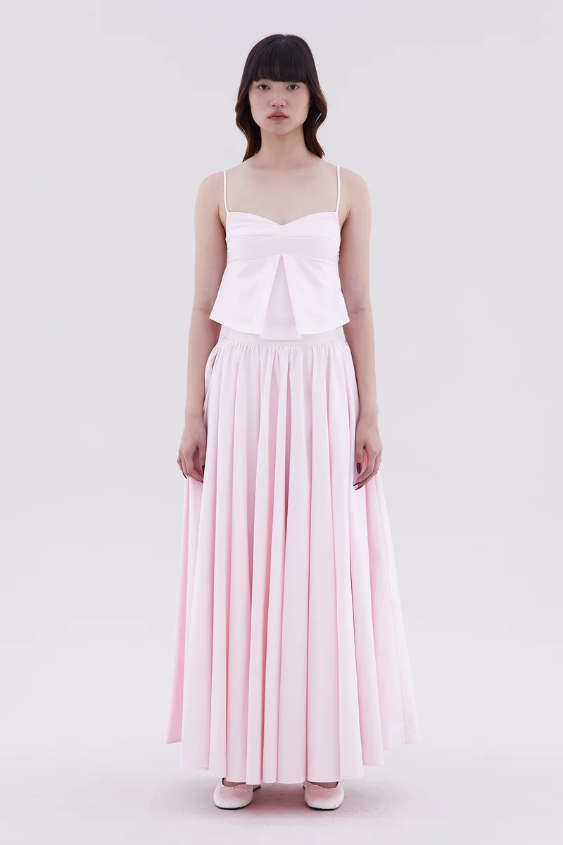 The Editor's Market Jeenevia Full Skirt - Sakura Tencel Blend
