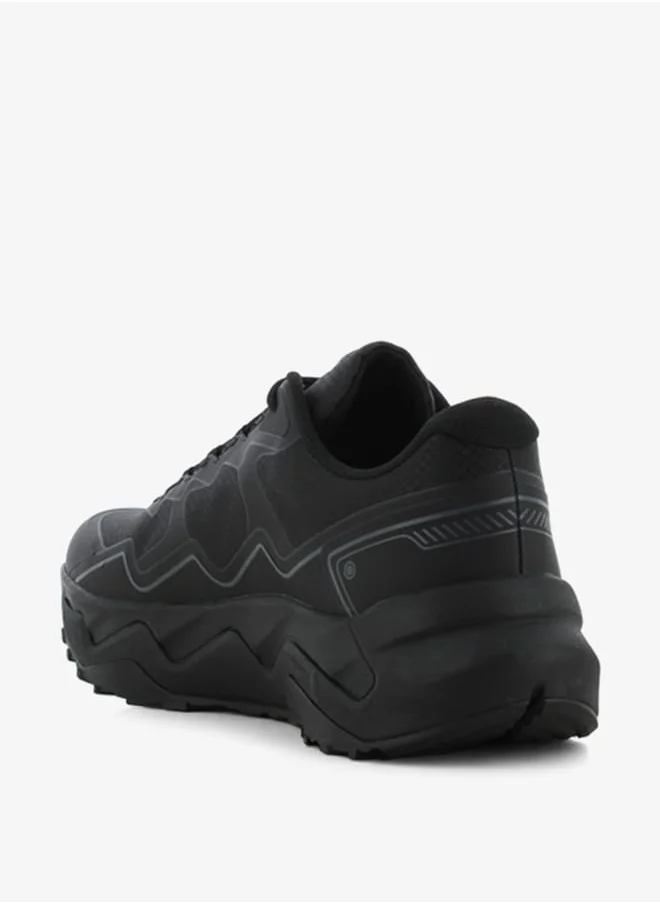 SJ Men's Printed Sneakers with Lace-Up Closure