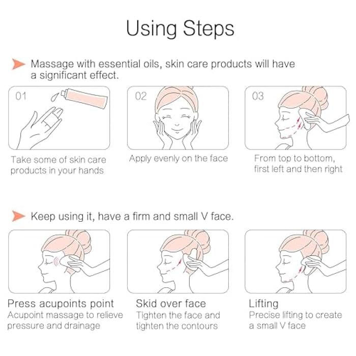 FUANKANG Gua Sha Facial Tools Black Guasha Stone for Skincare Face Body Relieve Muscle Tensions Reduce Puffiness (Black - Image 4