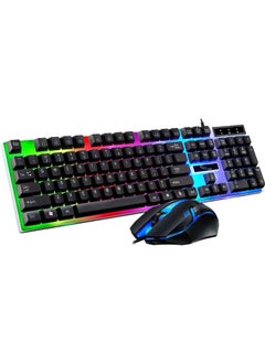 G21 G21WT LED gaming keyboard with mouse kit in black  - Image 1