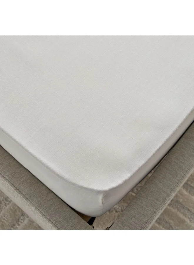 Home Box Bristol Polycotton Double Fitted Sheet 200 x 25 x 140 cm
