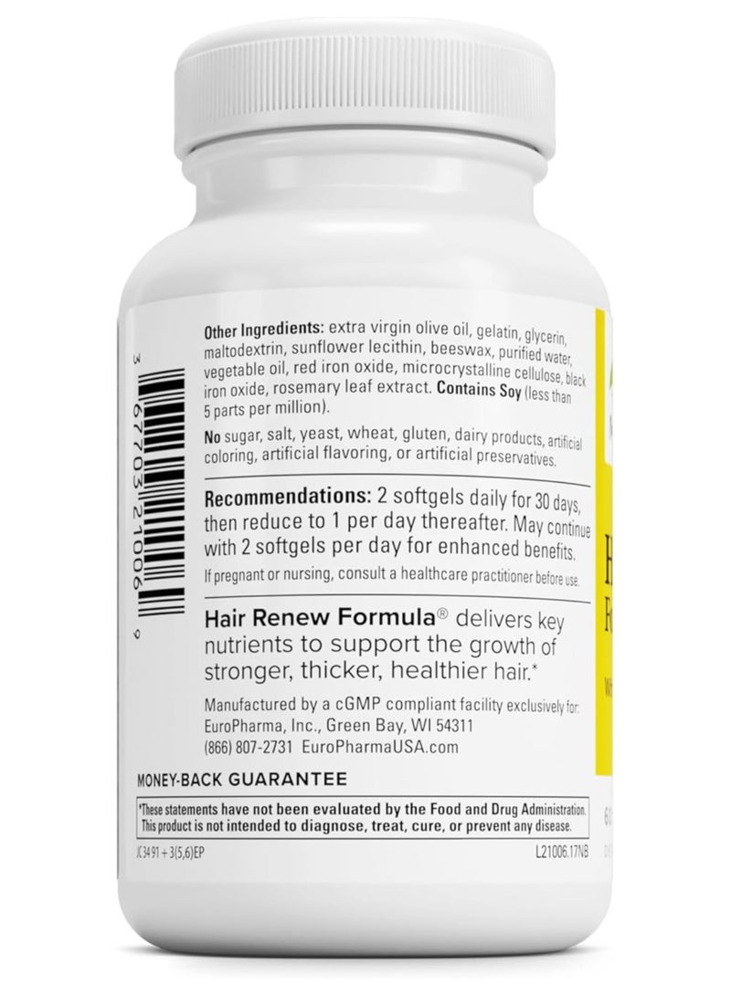 Terry Naturally Hair Renew Formula With Millet Seed Oil & Biotin, 60 Softgels - Image 4