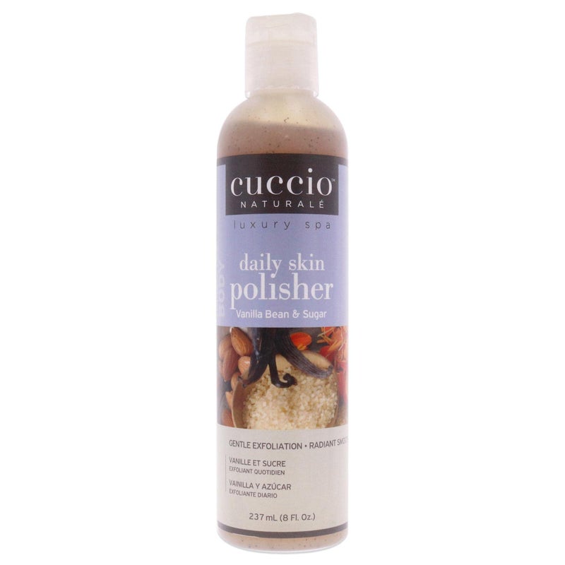 Cuccio Naturale Daily Skin Body Polisher Soothes And Softens Your Skin Gentle Exfoliation Process Lifts Dead Cells From The Skins Surface Radiant Skin Vanilla Bean And Sugar 8 Oz