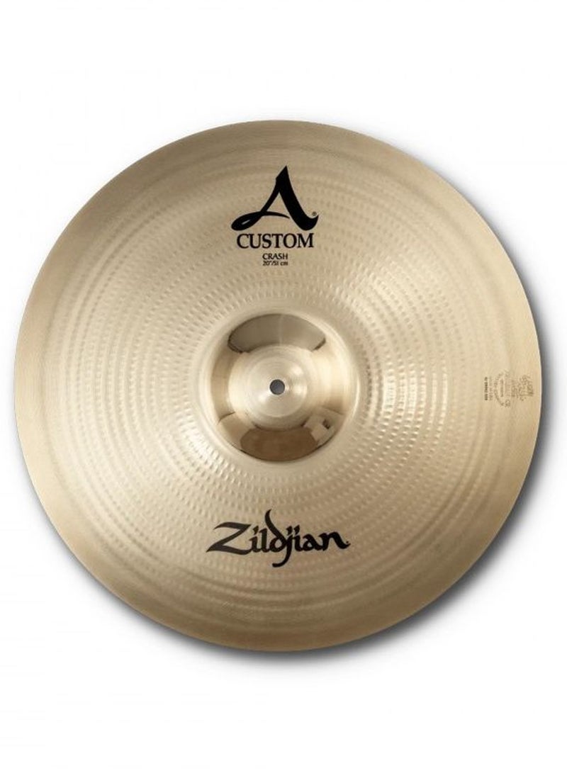 Zildjian A20513 | A Custom Series | 15" Crash Cymbal | Brilliant Finish - Image 1