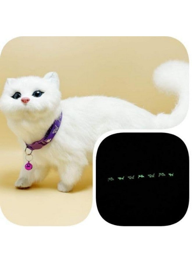 طوق عاكس للضوء من Pups&Pets يضيء في الظلام، طوق قطط عاكس للضوء من السلالات الصغيرة، الجراء والقطط الصغيرة والأرانب - قد يختلف اللون - Image 4