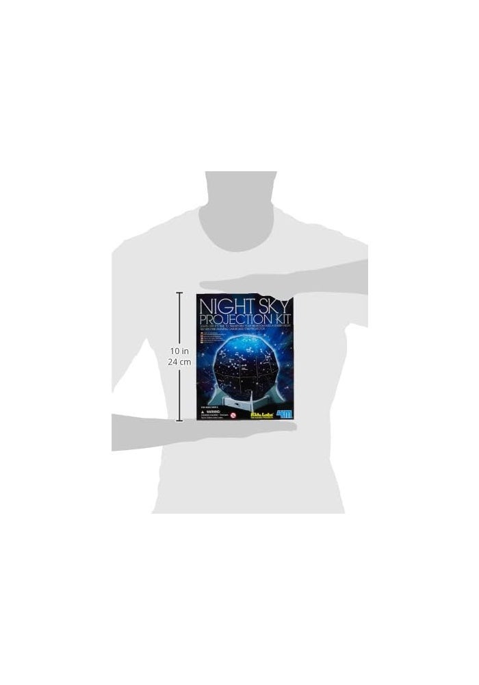 4M KidzLabs Night Sky Projection Kit – DIY Star Projector for Kids Ages 8+ - Image 4