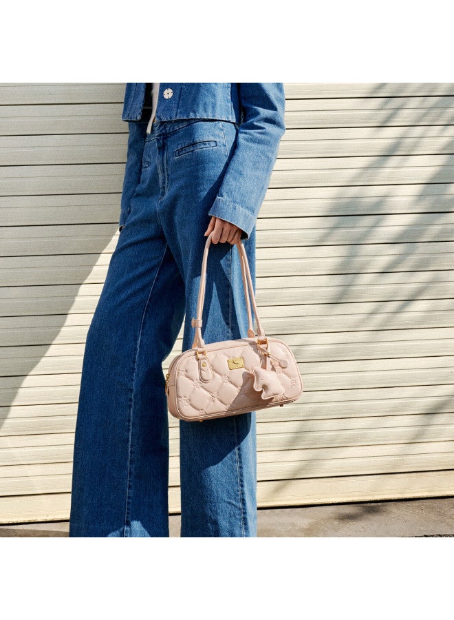 Nucelle Shen Yue Same Style Pegasus Bowling Bag, Boston Bread Bag, Shoulder Underarm Bag, New Year Birthday Gift For Girlfriend - Image 4