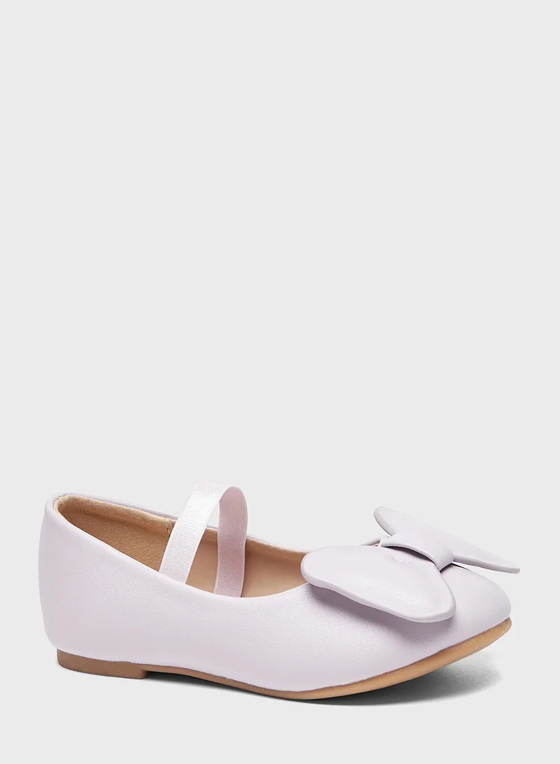 shoexpress Kids Bow Detail Ballerinas