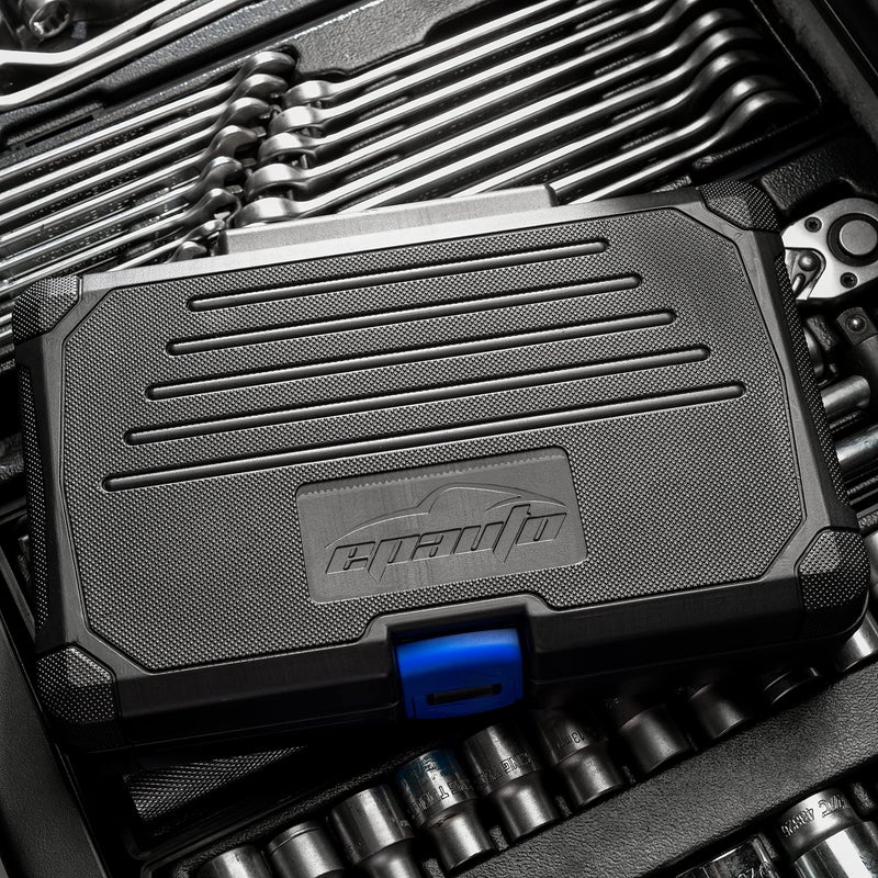 EPAuto 45 Pieces 3/8" Drive Socket Set with 72-Tooth Pear Head Ratchet - Image 5