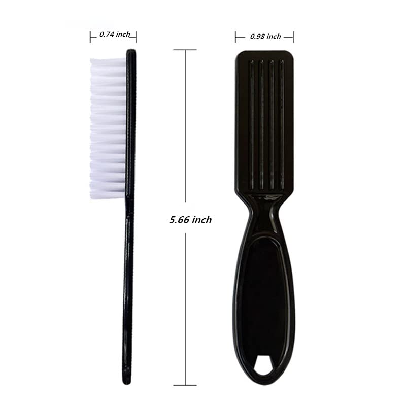 SQULIGT Handle Grip Nail Cleaning Brush, Hand Fingernail Cleaner Brush Manicure Tools Scrub Cleaning Brushes for Toes and Nails (8Pcs, Black) - Image 3