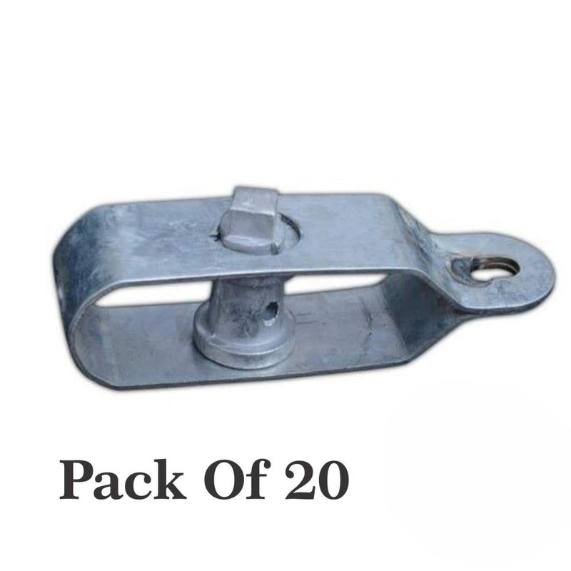 Backbone Heavy Fence Wire Tightener Used for Solar Zatka Machine Fencing with Clutch Wire Also Used for Fencing in Farm| Industrial Park Garden Home Also Used for Fencing in Farm (Pack of 20) - Image 1