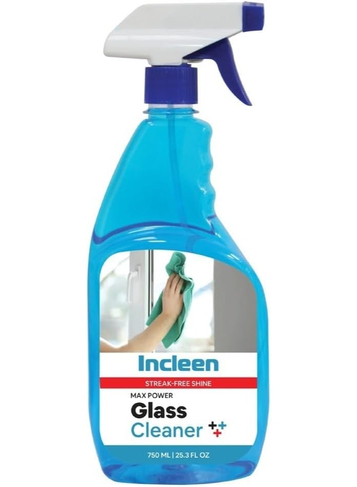 incleen Glass Cleaner Streak-Free Shine 750ml - Image 1