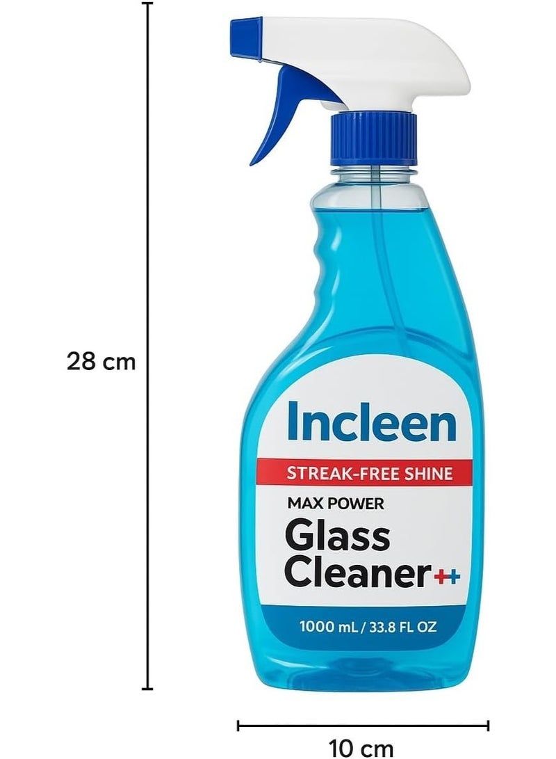 incleen Glass Cleaner Streak-Free Shine 750ml - Image 4