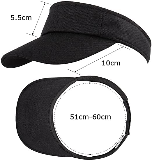 Missby Unisex Cotton Cap (Visor Cap_Black_Free Size) - Image 2