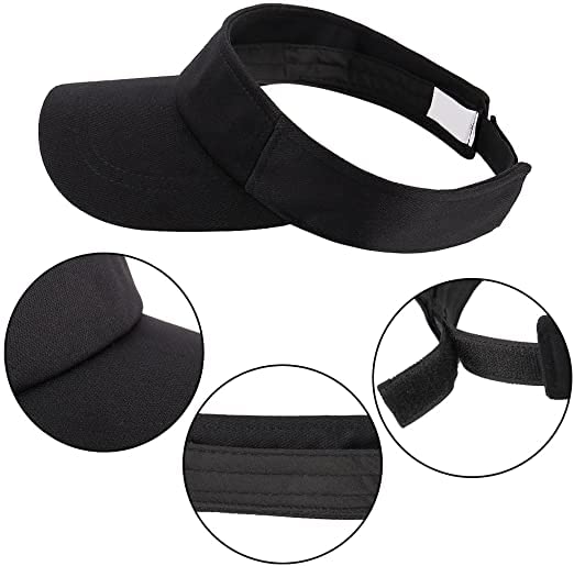 Missby Unisex Cotton Cap (Visor Cap_Black_Free Size) - Image 3