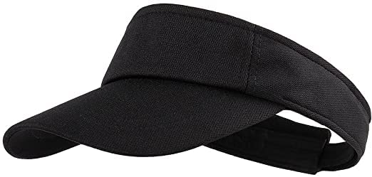Missby Unisex Cotton Cap (Visor Cap_Black_Free Size) - Image 1