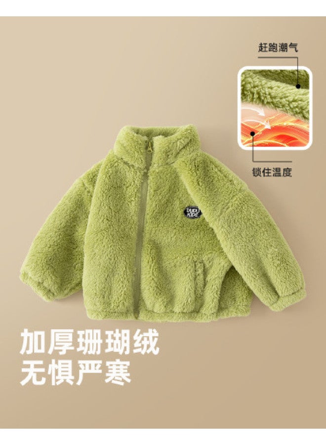 Doodle Home kids' Fleece-lined Winter Jacket - Thickened Warm Coat For Boys & Stylish Winter Outfit For Girls - Image 1