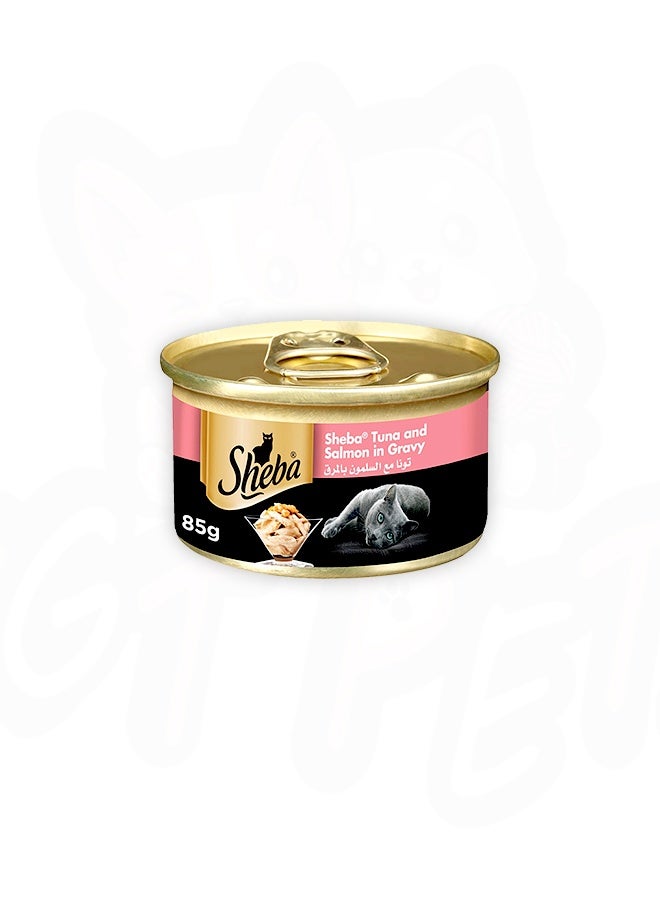 Sheba Tuna And Salmon Wet Cat Food - 85G (Pack Of 24) - Image 2