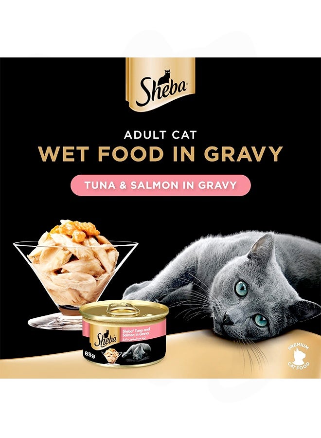 Sheba Tuna And Salmon Wet Cat Food - 85G (Pack Of 24) - Image 3