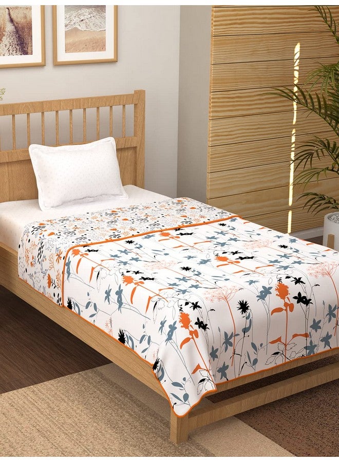 Story@Home Cotton 100% Cotton Reversible Dohar Single Bed AC/Blanket/Quilt Single (Grey and Yellow, 86" x 56") - Image 3