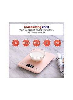 Etekcity Food Kitchen Scale, Digital Grams and Ounces for Weight Loss, Baking, Cooking, Keto and Meal Prep, LCD Display, Medium, Pink - pzsku/Z7F469BBA92242075B701Z/45/_/1741167023/040e7236-731e-413a-9c78-3041c445ba84