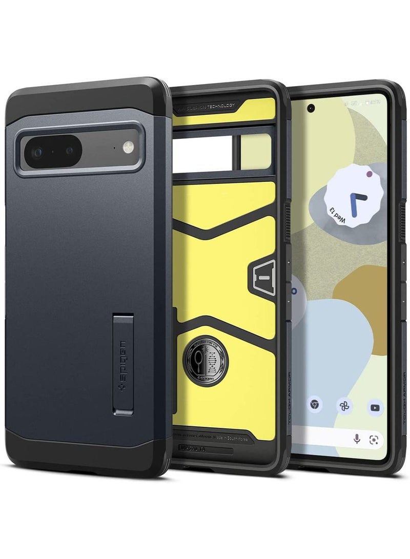Spigen Tough Armor Google Pixel 7 Case Cover with Extreme Impact Foam - Metal Slate - Image 1
