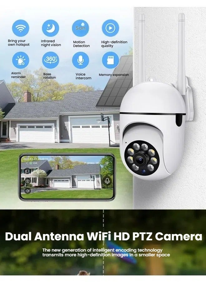 General Shaking head indoor and outdoor security camera HD home surveillance camera wireless network camera  - Image 3