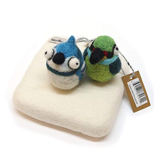 Woolbuddy Needle Felting Pad - Durable Wool Mat for Craft Projects, Foam Alternative, 6"x6"x1.5" (White) - Image 2